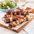 Brochettes de canard marinées (2 pièces)